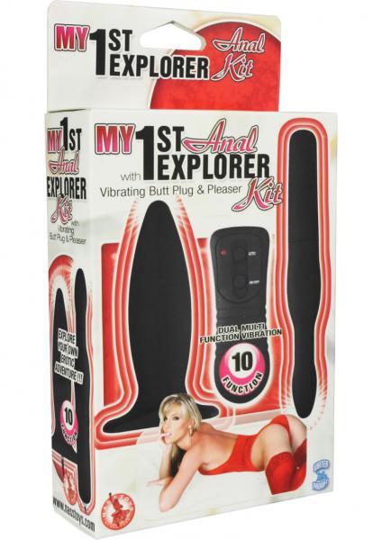 My 1st Anal Explorer Kit Black - ACME Pleasure