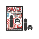 Power Ring Remote Mini Slim Bullet Vibrator Black - ACME Pleasure