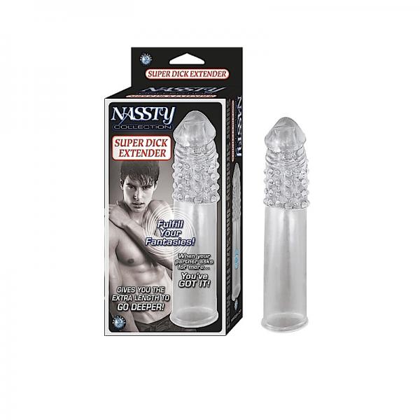 Nassty Super Dick Extender Clear Penis Extension - ACME Pleasure