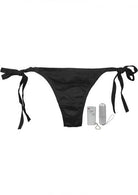 Vibro Panty Bikini 10 Function Remote Control Waterproof O/S - Black - ACME Pleasure