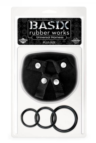 Basix Rubber Works - Universal Harness - Plus Size - ACME Pleasure