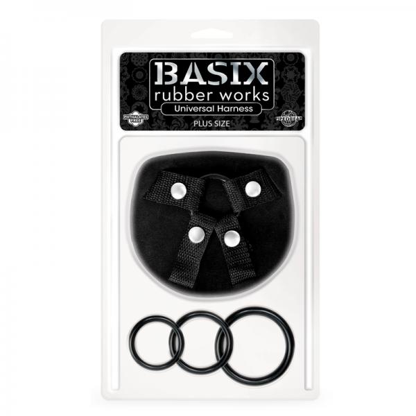 Basix Rubber Works - Universal Harness - Plus Size - ACME Pleasure