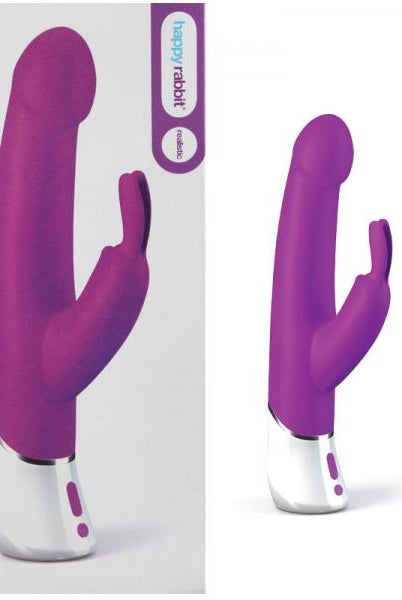 Happy Rabbit 2 Curve Vibrator Purple USB Rechargeable - ACME Pleasure