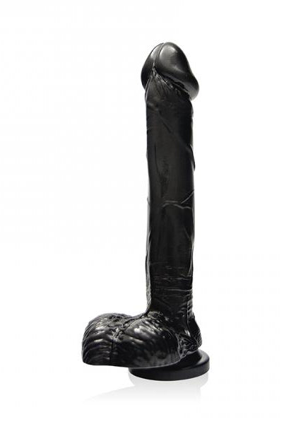 9 inches Cock with Balls & Suction Cup Black - ACME Pleasure