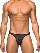 Bong Thong Stretch Lace Black Small/Medium - ACME Pleasure