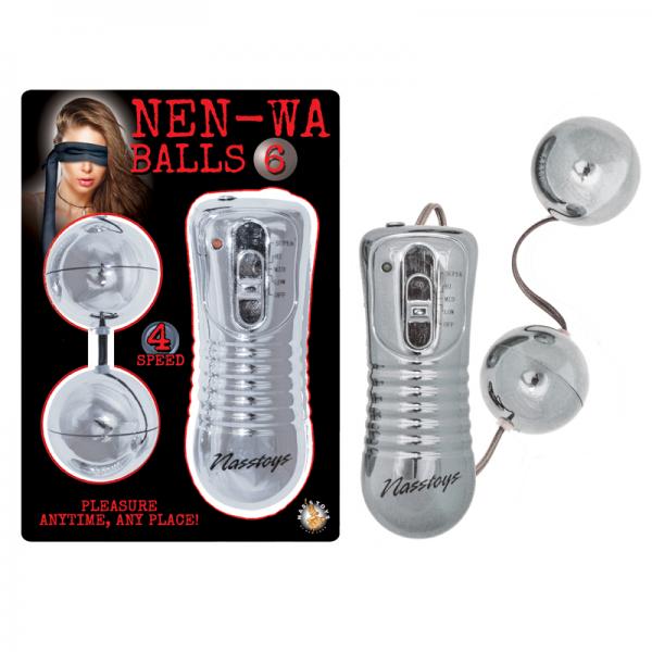 Nen Wa Balls Waterproof Vibrating Balls - Silver - ACME Pleasure