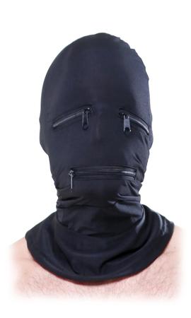 Fetish Fantasy Black Zipper Face Hood O/S - ACME Pleasure