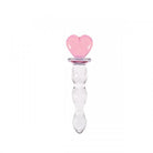 Crystal Heart Of Glass Wand and Vase - Pink - ACME Pleasure