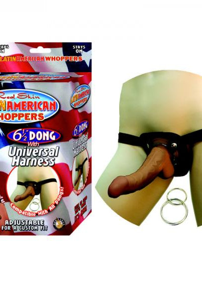 Latin American Whoppers 6.5in Dong Universal Harness - ACME Pleasure