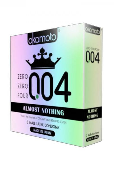 004 Almost Nothing Latex Condoms (3 Pack) - ACME Pleasure