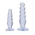 Crystal Jellies Anal Delight Trainer Kit Butt Plugs Clear - ACME Pleasure