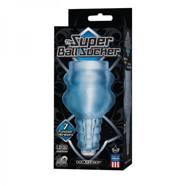 Super Ball Sucker 7 Functions Vibrations Clear - ACME Pleasure