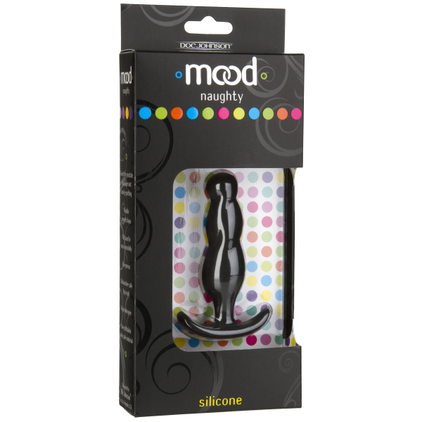 Mood Naughty Small Black Silicone Butt Plug - ACME Pleasure