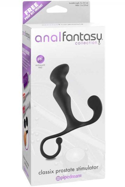 Anal Fantasy Classix Prostate Stimulator - Black - ACME Pleasure