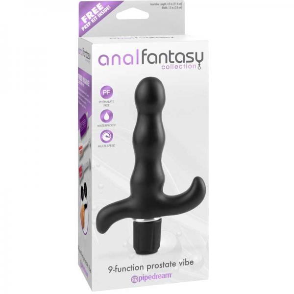 Anal Fantasy Prostate Vibe 9 Function Black - ACME Pleasure