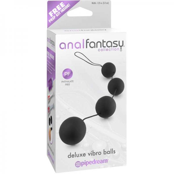 Anal Fantasy Deluxe Vibro Balls Black - ACME Pleasure