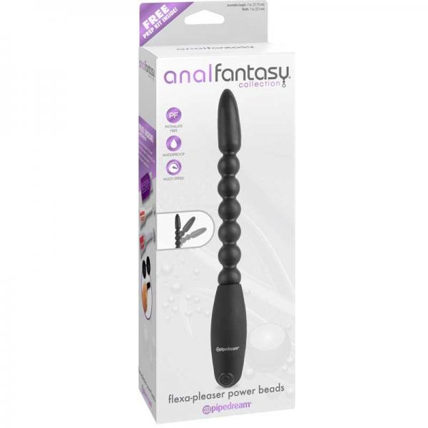 Anal Fantasy Flexa-Pleaser Power Beads Black - ACME Pleasure