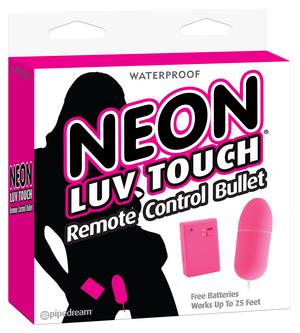 Neon Luv Touch Remote Control Bullet Vibrator Pink - ACME Pleasure