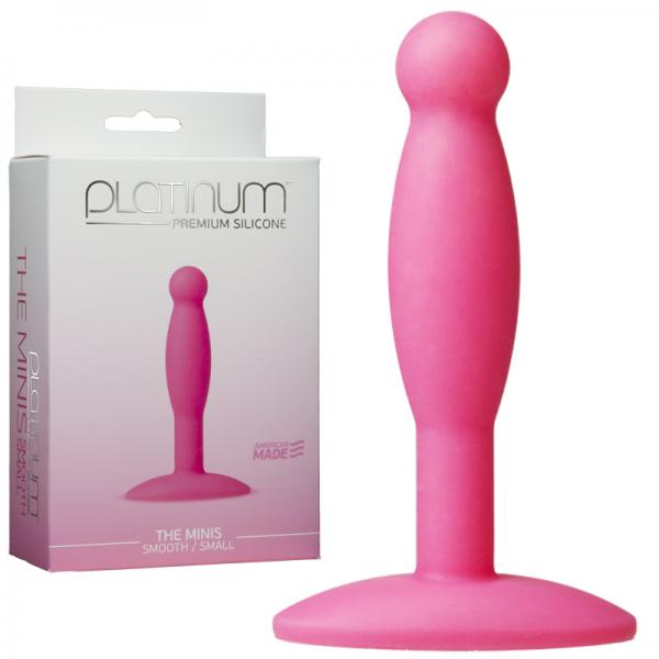 Platinum Premium Silicone The Minis Smooth Small Pink - ACME Pleasure