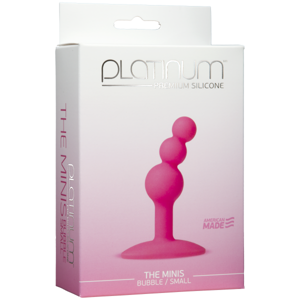 Platinum Premium Silicone The Minis Bubble Small Pink - ACME Pleasure