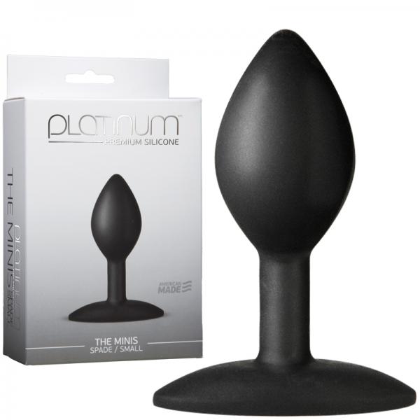 Platinum Premium Silicone The Minis Spade Small Black - ACME Pleasure