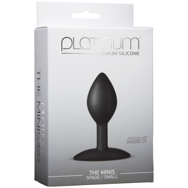 Platinum Premium Silicone The Minis Spade Small Black - ACME Pleasure