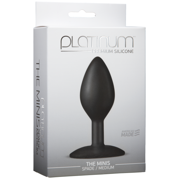 Platinum Premium The Minis Spade Medium Black - ACME Pleasure