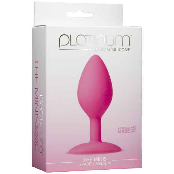 Platinum Premium Silicone The Minis Spade Medium Pink - ACME Pleasure