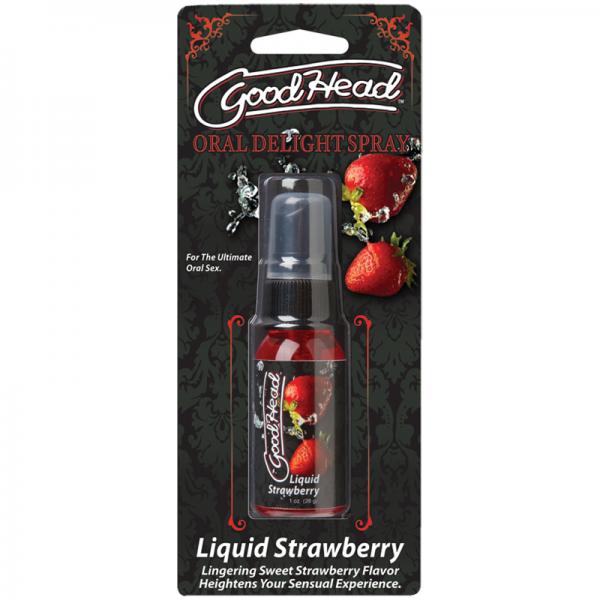 Goodhead Oral Delight Spray Liquid Strawberry 1oz - ACME Pleasure