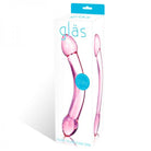 Glas Double Trouble Glass Dildo - Purple - ACME Pleasure