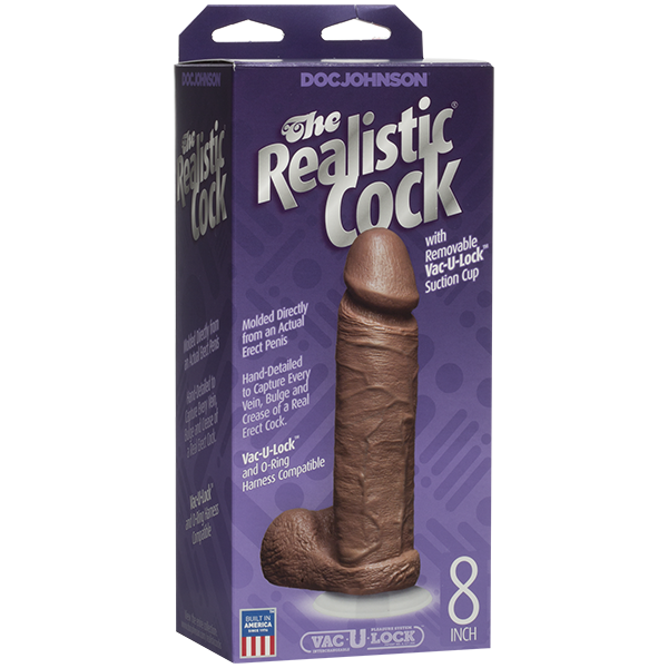 The Realistic Cock 8in - Tan - ACME Pleasure