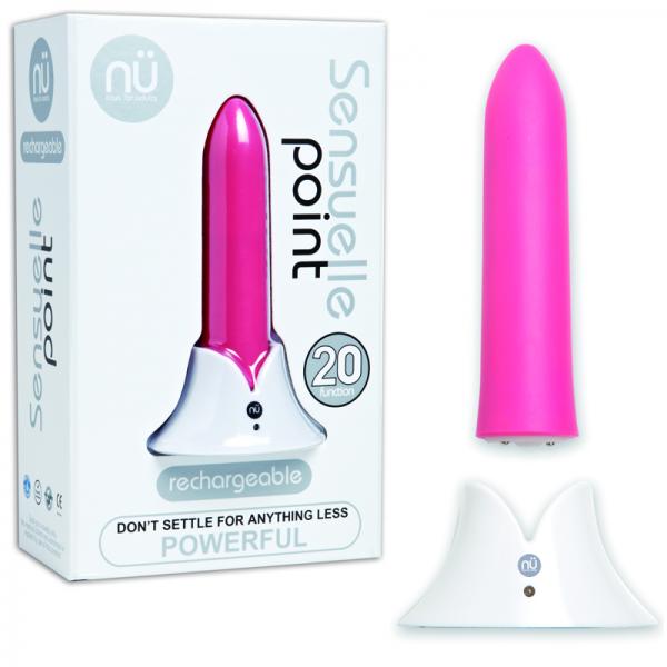 Sensuelle Point 20 Function Waterproof Bullet - Pink - ACME Pleasure