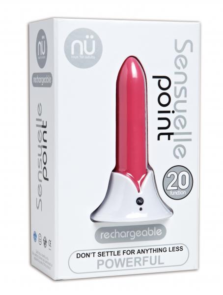 Sensuelle Point 20 Function Waterproof Bullet - Pink - ACME Pleasure