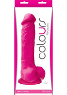 Colours Pleasures 8 inches Silicone Dildo - Pink - ACME Pleasure