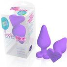 Naughty Candy Hearts Purple Butt Plug - ACME Pleasure