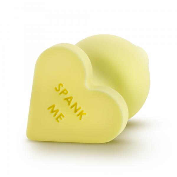 Naughty Candy Heart Yellow Butt Plug - ACME Pleasure