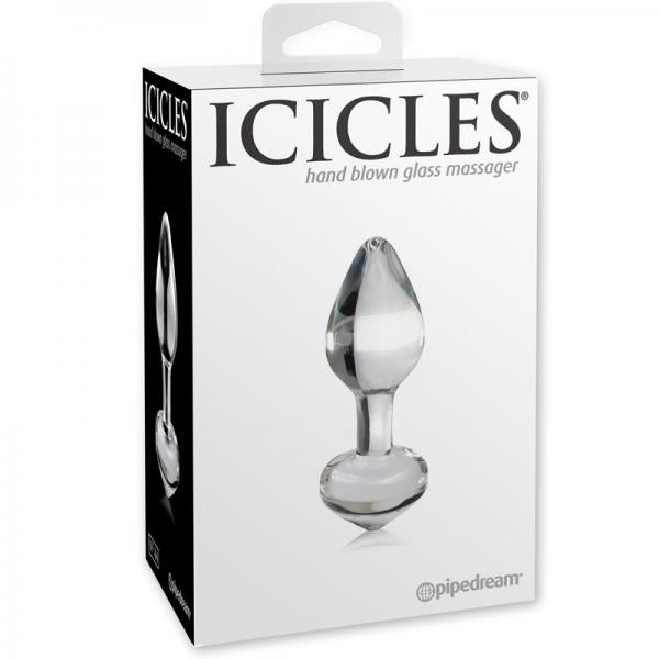 Icicles No. 44 Clear Butt Plug - ACME Pleasure