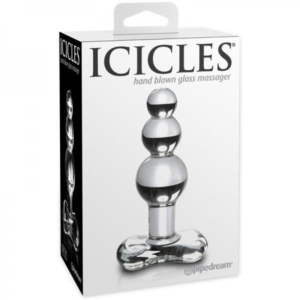 Icicles No 47 Beaded Glass Anal Plug - ACME Pleasure