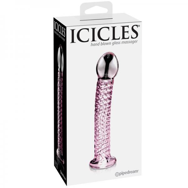 Icicles No 53 Pink Glass Massager - ACME Pleasure