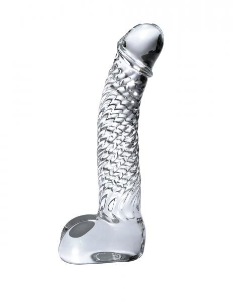 Icicles No 61 Clear Glass Realistic Dildo - ACME Pleasure