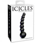 Icicles No 66 Glass Massager Black - ACME Pleasure