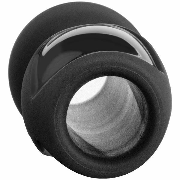 Platinum Silicone The Stretch Silicone Anal Plug Medium - Black - ACME Pleasure