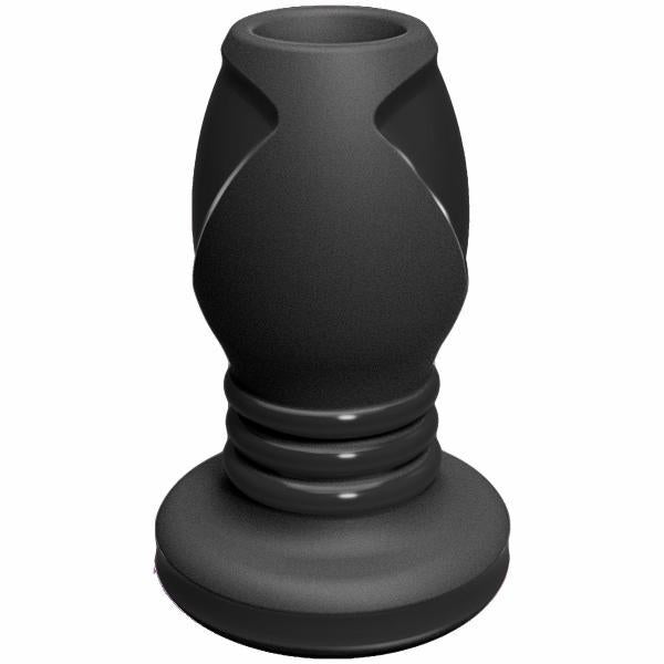 Platinum Silicone The Stretch Silicone Anal Plug Medium - Black - ACME Pleasure