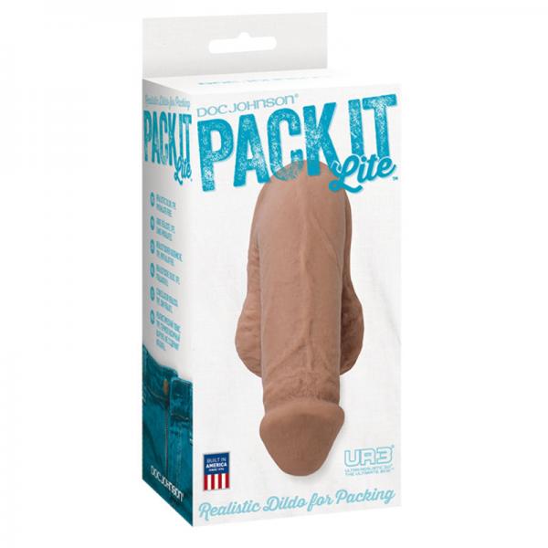 Pack It Lite Realistic Dildo Brown - ACME Pleasure