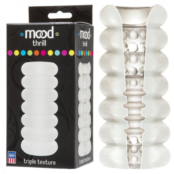 Mood Thrill Triple Texture Masturbator Frost - ACME Pleasure