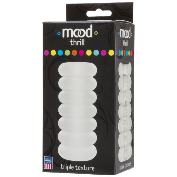 Mood Thrill Triple Texture Masturbator Frost - ACME Pleasure