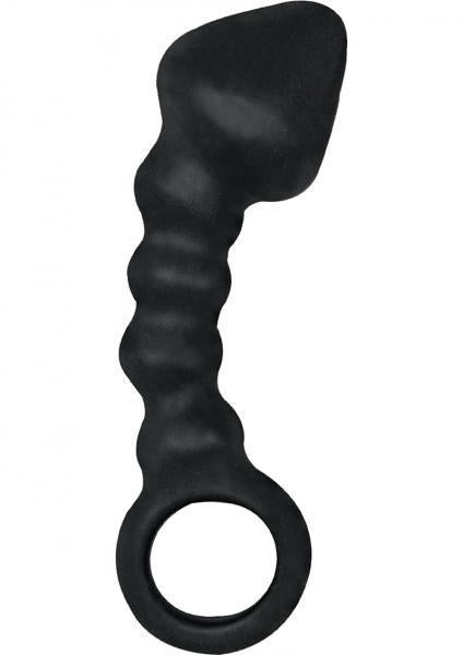 Ram Anal Trainer #3 Silicone Anal Beads 5.5 Inch - Black - ACME Pleasure