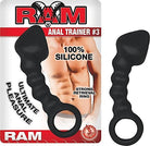 Ram Anal Trainer #3 Silicone Anal Beads 5.5 Inch - Black - ACME Pleasure