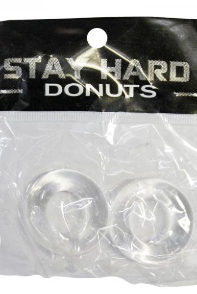 Thick Power Stretch Donuts 2 Pack Clear - ACME Pleasure