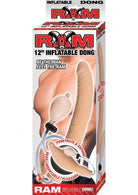 Ram 12 inches Inflatable Dong Beige - ACME Pleasure